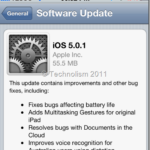 iOS 5.0.1 update to fix iPhone 4S battery issue