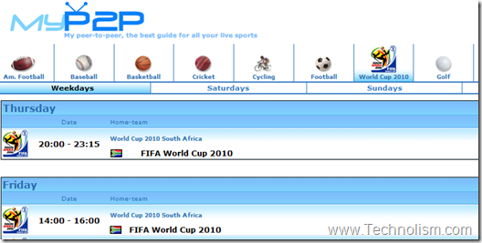 myp2p live football streaming online