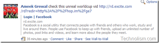 Facebook Spam video invitation Facebook Spam football video