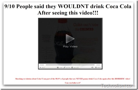 cocacola facebook scam - 2