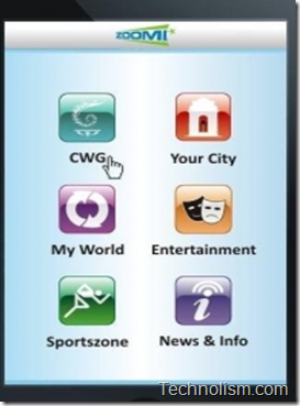 Zoomi CWG mobile app preview 1