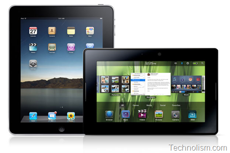 Apple iPad vs the Blackberry Playbook, the Blackpad Apple iPad vs the Blackberry Playbook, the Blackpad