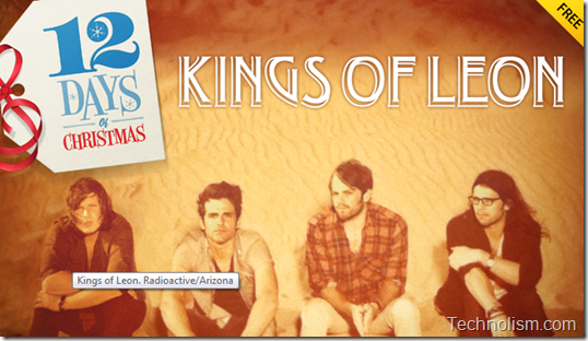 Kings of Leon 12 days of Christmas bundle