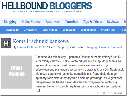 HellBoundBloggers - Rachunki i konta bankowe - KLAMKA13303 WP spam user