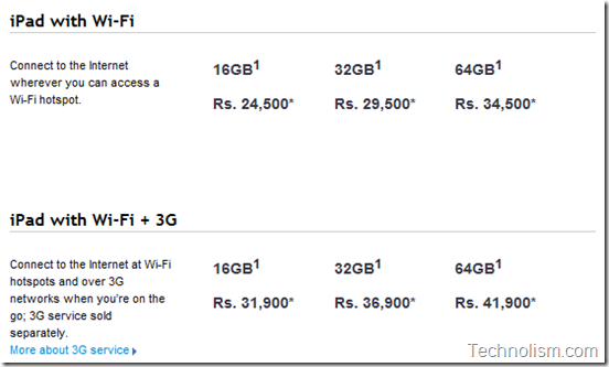 Apple iPad 1 prices in India  reduced