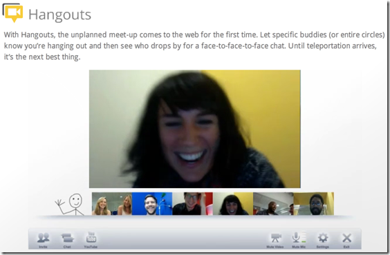 Google Hangout - Video Chat with your Circles