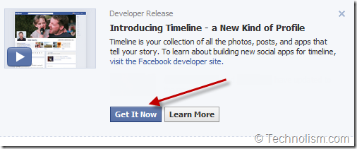 Enable Facebook Timeline