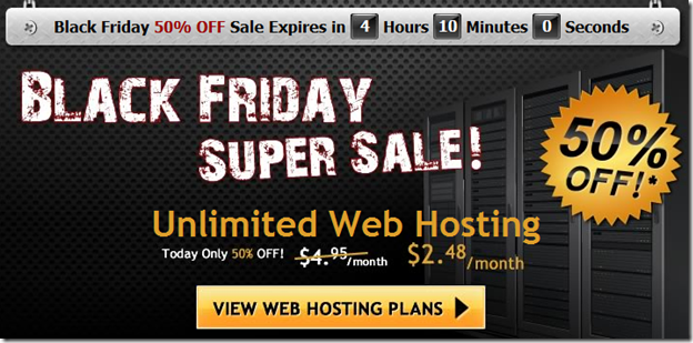 Hostgator Black Friday Deal