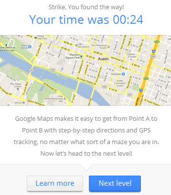 Cube – A game about Google Maps –