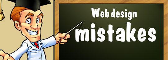 Web design mistakes