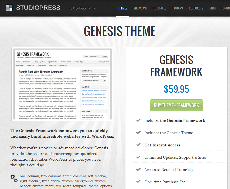 Genesis Theme Framework