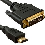 DVI to HDMI Cable to Connect Laptop to TV Screen