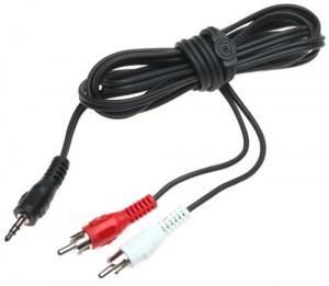 RCA Audio Cable to Connect Laptop to TV Screen