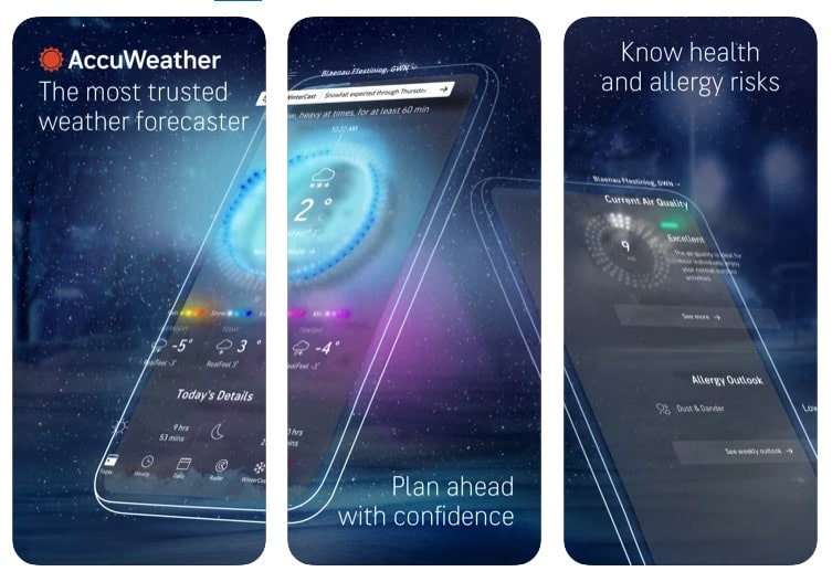 AccuWeather mobile app