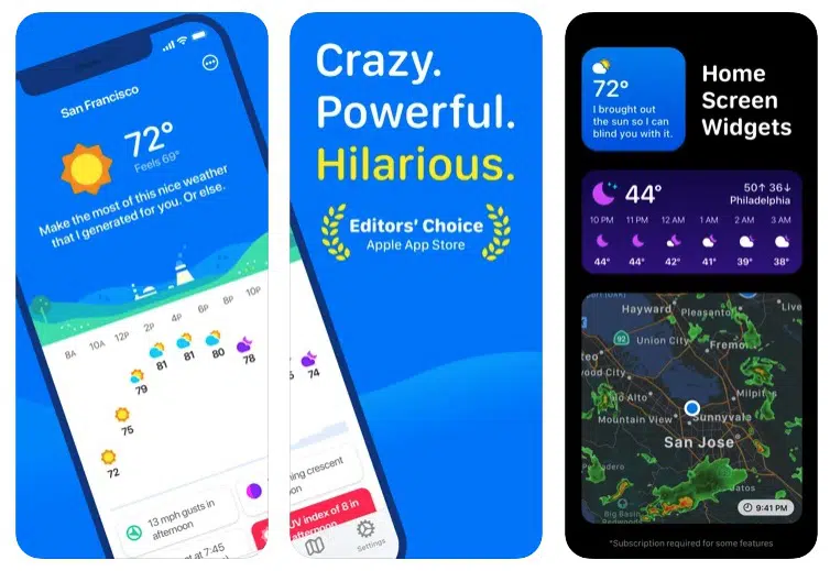 Carrot Weather Forecast App
