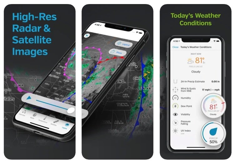 Weather Underground iOS app