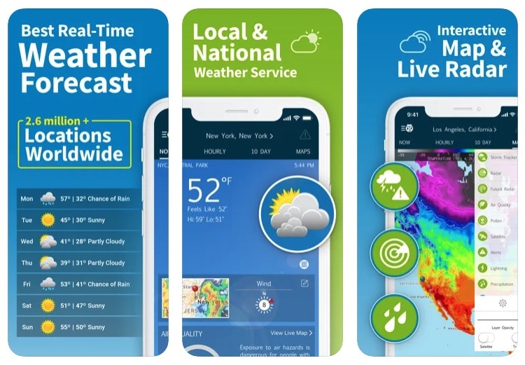 WeatherBug Weather Forecast and Live radar app